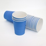 Паперовий стакан 250 мл блакитний С (50 шт/пак)