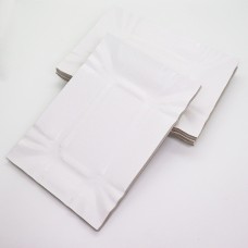 Тарелка из картона белая (100шт/пак)