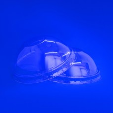Крышка на стакан РЭТ купол с Х-отверстием 95мм  (50шт/пак)