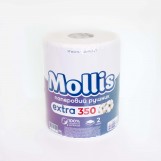 Полотенца бумажные ЛВ MOLLIS рулонные /2слой/350лист/рул