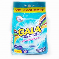 Порошок для прання кольорових речей GALA  Аква-пудра морська свіжість 5,4 кг