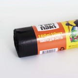 Пакеты для мусора ТАК ПАК 160л/10шт/24мкм/черные/рул