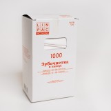 Зубочистки в индивидуальной бумажной упаковке (1000шт/пак)