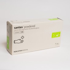 Рукавиці латексні (S) SANTEX (50пар/пак)