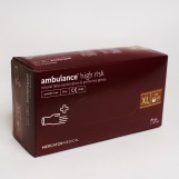 Перчатки латексные (XL) AMBULANCE PF (25пар/пак)