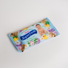 Салфетка влажная  Superfresh Ромашка (15шт/пак)