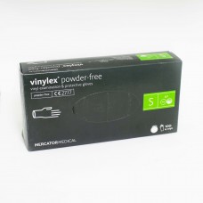 Перчатки vinylex powder-free виниловые /нестер/неприпудренные/50пар/пак/S/пак